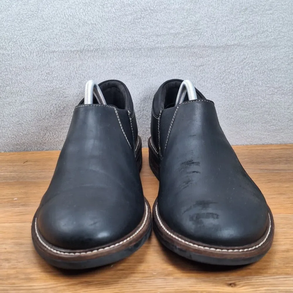 Naot Men's 9 EU 42 Oxford Dress Shoes Black Leather Lace-Up Made in Israel